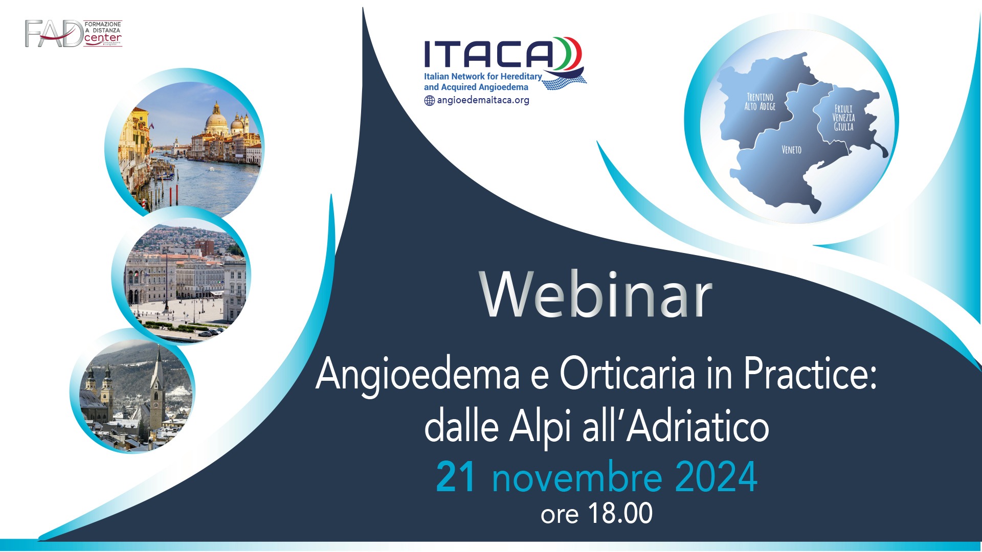 Angioedema e Orticaria in Practice: dalle Alpi all’Adriatico 2024