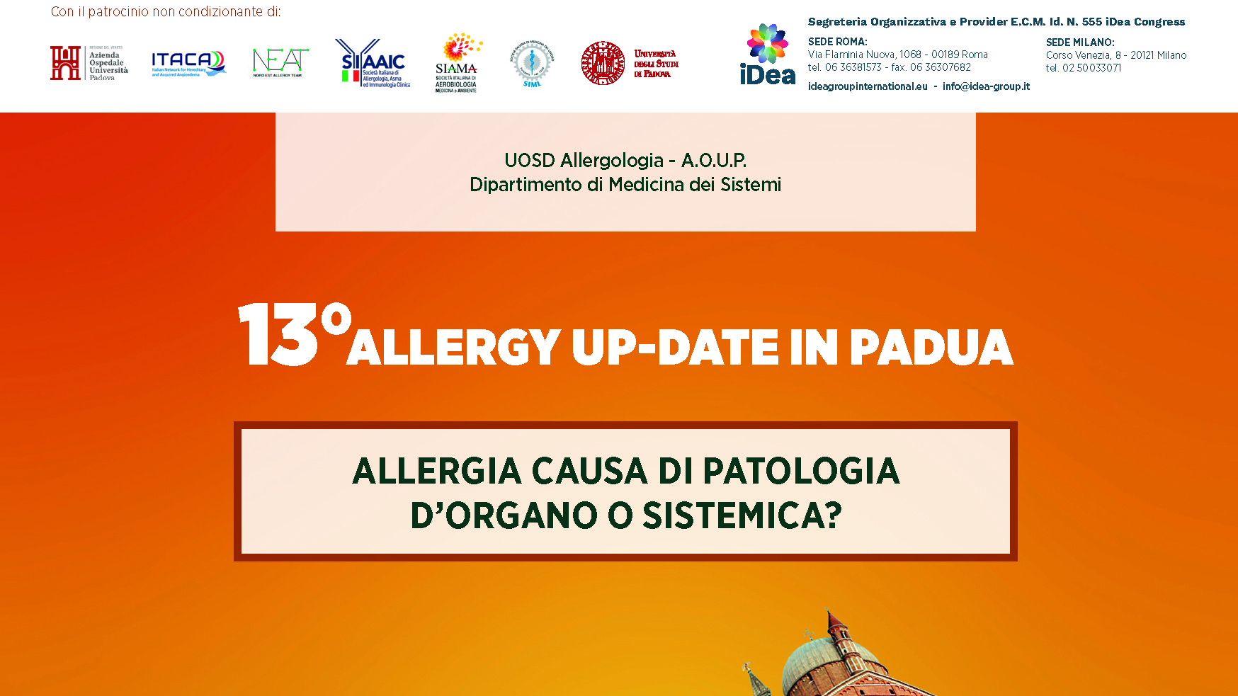 13° Allergy Up-date in Padua