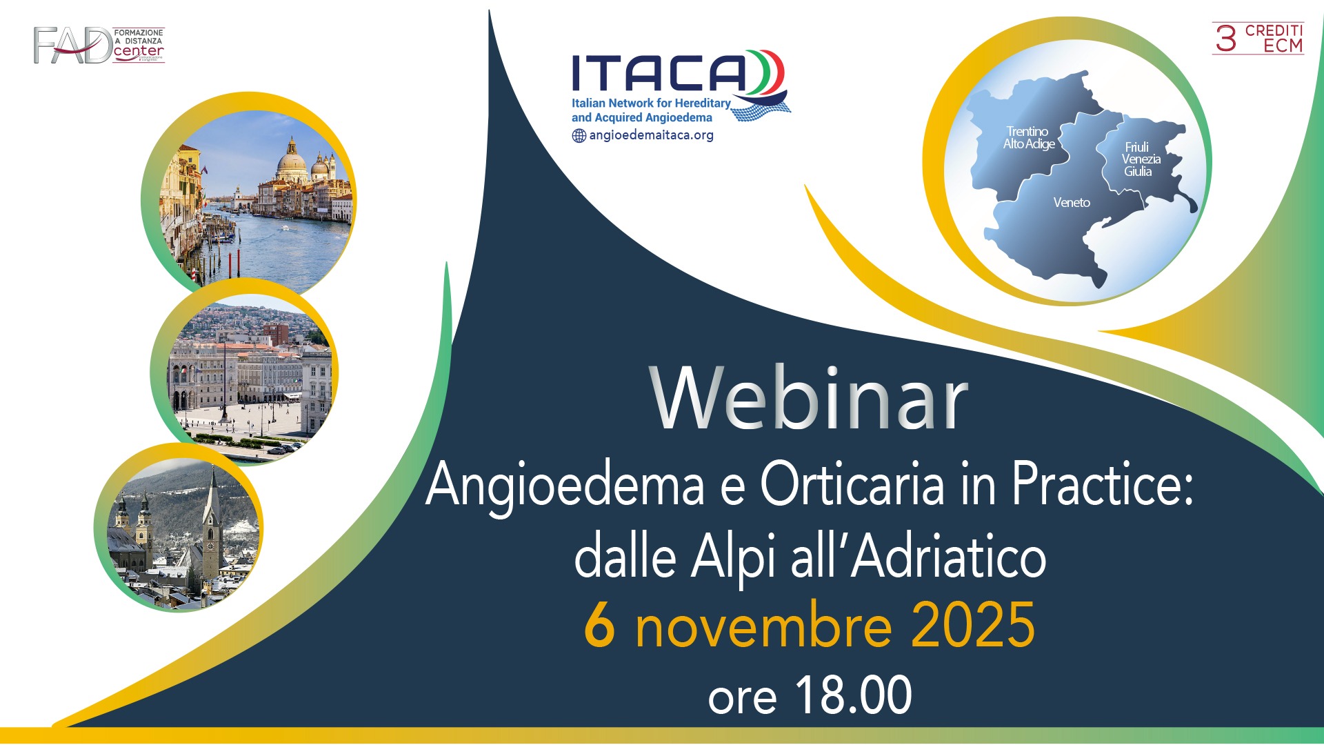 Angioedema e Orticaria in Practice: dalle Alpi all’Adriatico 2025